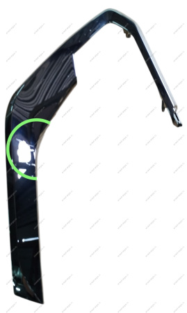 РОЗНИЦА Молдинг новый 2 LADA Vesta FL переднего бампера нижний левый (хром) ( Две царапинки) Lada