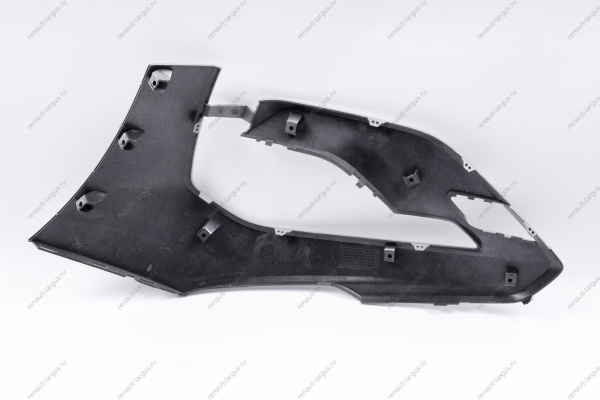 Накладка переднего бампера правая без отвер. под датчик слепой зоны в цвет 691 Платина (Серебристый) LADA Vesta SW Cross NG Lada