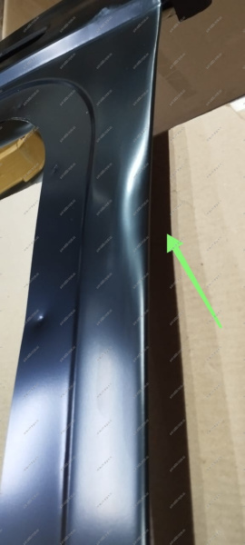 УЦЕНКА Дверь новая LADA Largus задка левая (под стекло) ( Два замятия по внутренней кромке ) Gamma