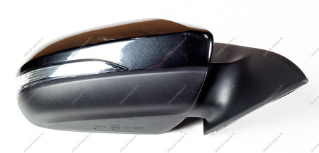 Зеркало LADA Vesta/Веста правое в сборе электропривод Цвет 676 Черная Жемчужина (черный) Lada