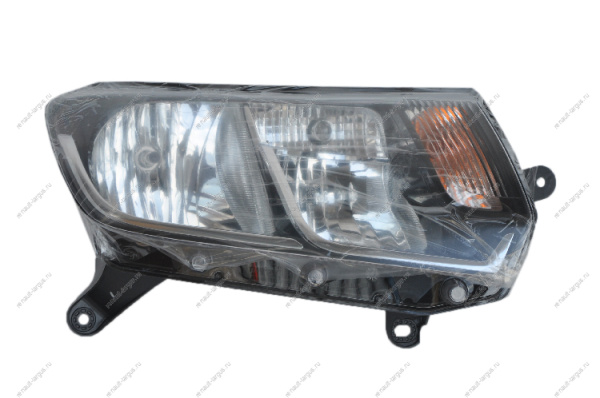Фара правая 2 линзы RENAULT Logan 2014- ALRU.676512.128 лампа H7 Renault