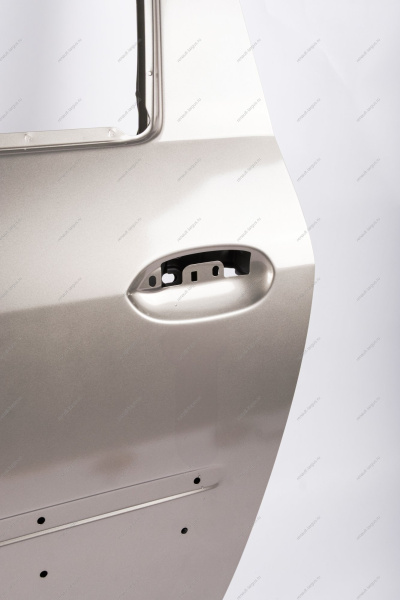 Дверь задняя левая (под стекло) LADA Largus/Лада Ларгус крашеная (с отв. под молдинг) 242 Серый базальт (Серо-бежевый) Lada