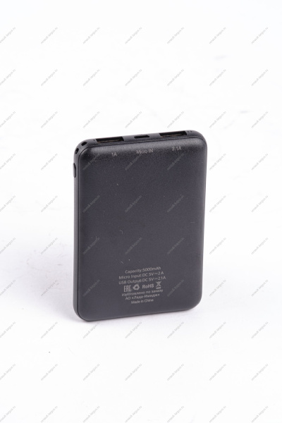 Внешний аккумулятор, 5 000mAh , USB LECAR Lada