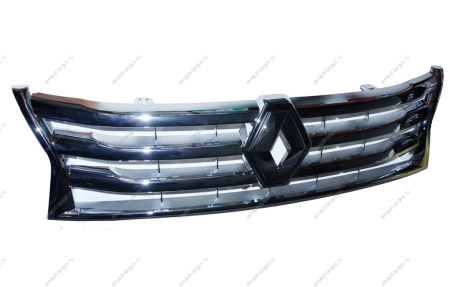 Решетка радиатора хром RENAULT Duster/Рено Дастер/Duster 2015- ST-RND1-093M-A0/FCR210257 без эмблемы Francecar