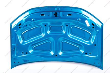 Капот LADA Largus (FL)/Cross (FL) крашеный в цвет 498 Лазурно синий ( Cеребристый темно-синий), герметик только по шву Lada