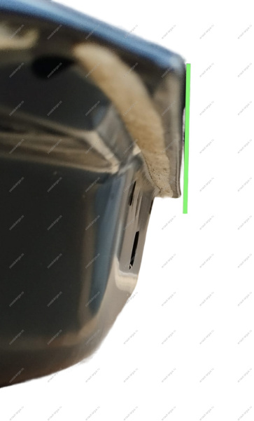 РОЗНИЦА Дверь новая RENAULT Logan/Sandero задн. лев. 2014- без отверст под молд. ( Один тычок, не ровная нижняя кромка ) 12 SEHUN