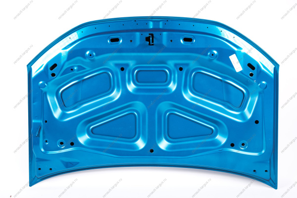 Капот LADA Largus (FL)/Cross (FL) крашеный в цвет 498 Лазурно синий ( Cеребристый темно-синий), герметик только по шву Lada