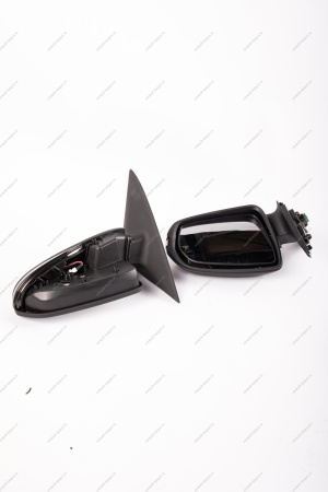 Зеркало LADA Vesta левое+ правое в сборе с накладкой под покраску электропривод , обогрев с повторит поворота в стиле Лексус (тонирован) к-т MIRR