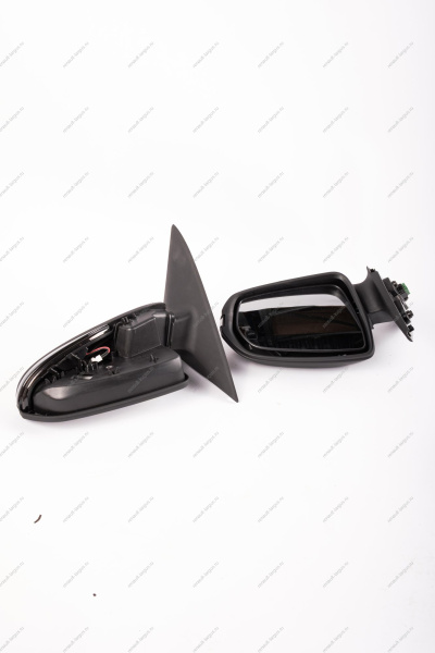 Зеркало LADA Vesta левое+ правое в сборе с накладкой под покраску электропривод , обогрев с повторит поворота в стиле Лексус (тонирован) к-т MIRR