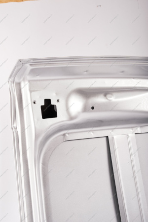 Дверь задка левая (глухая) LADA Largus/Лада Ларгус крашеная 691 Платина (Серебристый) с отв. под стекло очиститель GAMMA