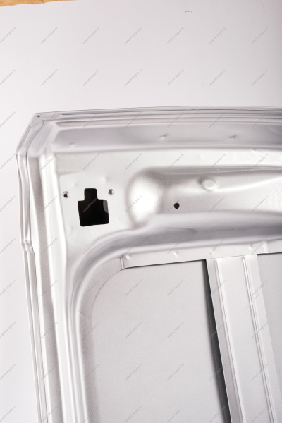 Дверь задка левая (глухая) LADA Largus/Лада Ларгус крашеная 691 Платина (Серебристый) с отв. под стекло очиститель GAMMA