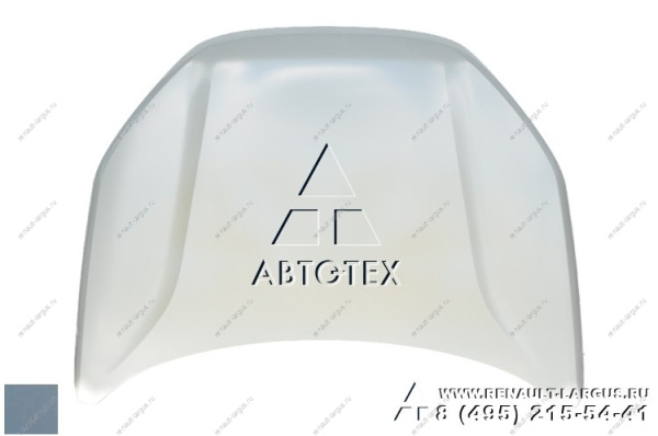 Капот LADA Vesta Sedan/SW/ SW Cross в цвет 496 Фантом (серо-голубой), герметик только по шву АвтоВАЗ