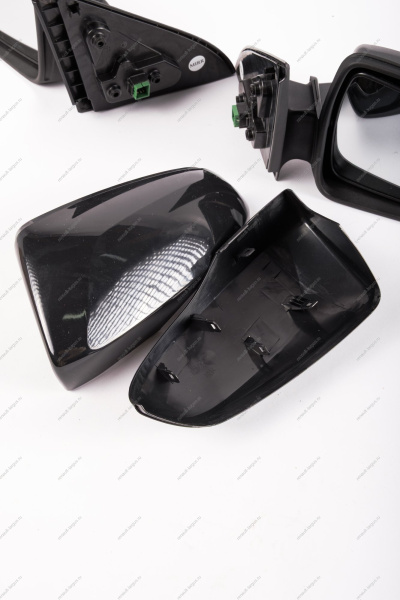 Зеркало LADA Vesta левое+ правое в сборе с накладкой под покраску электропривод , обогрев с повторит поворота в стиле Лексус (тонирован) к-т MIRR