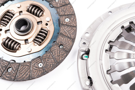 Комплект сцепления Renault Duster, Logan, Sandero I/II 1.6 K4M, Lada Largus 200 мм, 26 шлицов, трос. (в упак.LECAR) Lada