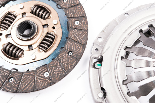 Комплект сцепления Renault Duster, Logan, Sandero I/II 1.6 K4M, Lada Largus 200 мм, 26 шлицов, трос. (в упак.LECAR) Lada