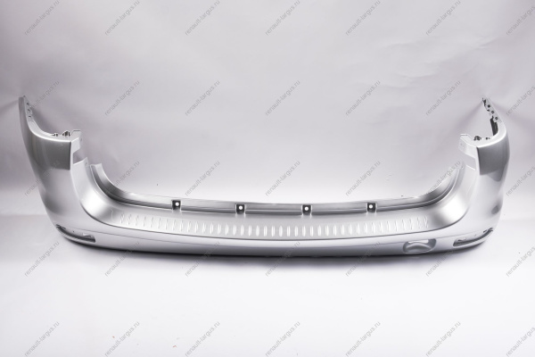 Бампер задний LADA Largus/Лада Ларгус крашеный 691 Платина (Серебристый) Lada