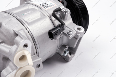 Компрессор Lada Vesta кондиционера с муфтой в сборе (Xiamen) Lada