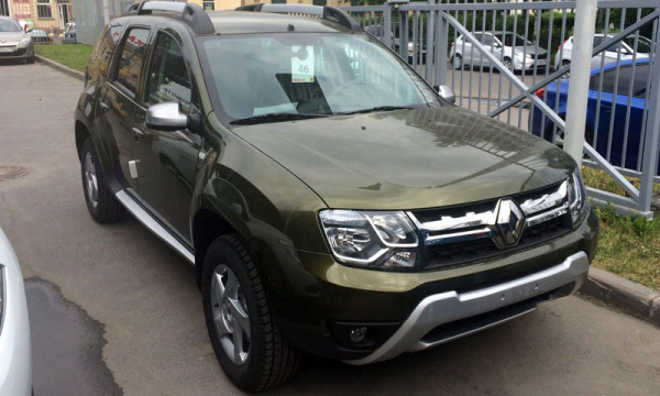 Крыло переднее левое RENAULT Duster крашеное Хаки DNP Renault