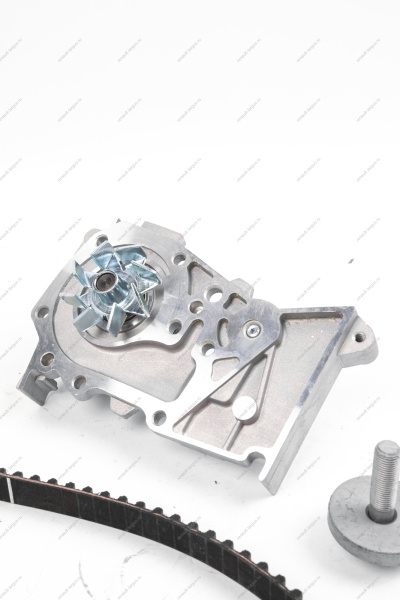 Ремень ГРМ+ ролик 22*D73 (самонатяжной) +водяной насос дв K7M Lada Largus (Gates KP15662XS)