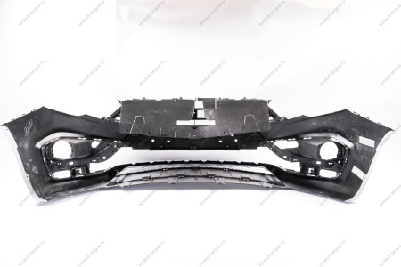 Бампер передний без отверстий под датчики системы парковки в цвет 691 Платина (Серебристый) LADA Vesta FL Lada