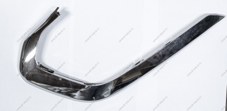 Молдинг переднего бампера нижний левый (хром) LADA Largus (FL) NEW Lada