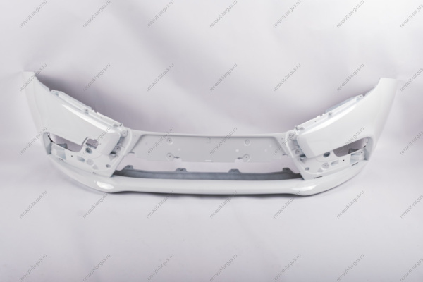 Бампер передний LADA Vesta Sedan/SW в цвет (без заглуш под букс крюк) 221Ледниковый (белый) Кампласт