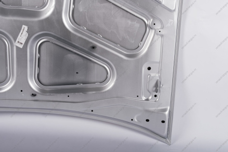 Капот LADA Largus/Лада Ларгус крашеный 691 Платина (Серебристый) с герметиком, герметик только по шву Начало