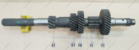 Вал первичный 35*11 зуб LADA XRAY КПП (BVM5-P4M,P4P) JR5-518/523 Lada