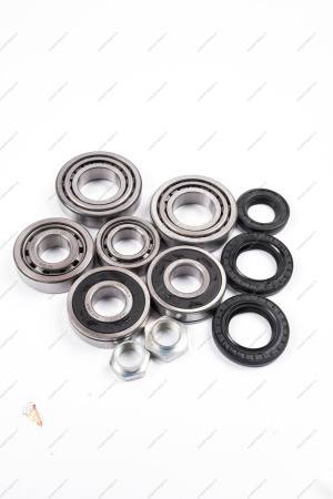 Ремкомплект КПП (5 ступ.) полный для а/м Лада Vesta (15-)/Kalina II (13-) (6 подшип +3 сальн+ 2 гайки) к-т Trialli