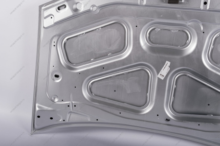 Капот LADA Largus/Лада Ларгус крашеный 691 Платина (Серебристый) с герметиком, герметик только по шву Начало