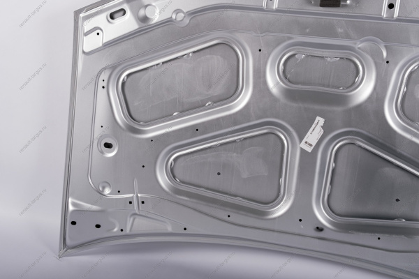 Капот LADA Largus/Лада Ларгус крашеный 691 Платина (Серебристый) с герметиком, герметик только по шву Начало