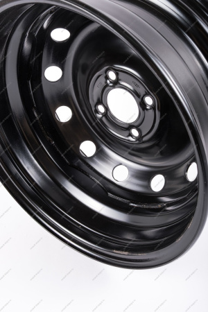 Диск колесный R-15 15X6 4X100 ET50 D60 штамп цвет черный LADA Largus Lada