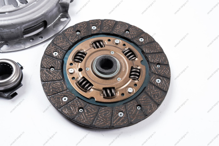 Комплект сцепления Renault Logan, Sandero I/II 1.6 K7M, Lada Largus 1.6 K7M 200 мм, 26 шлицов,трос. привод, с выжимным подшипником (в упак. LECAR) Lada