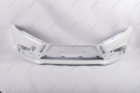 Бампер передний LADA Vesta Sedan/SW в цвет (без заглуш под букс крюк) 221Ледниковый (белый) Кампласт