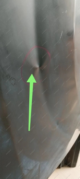 Боковина задняя левая (крыло) (с окном) (черный грунт) LADA Largus/Лада Ларгус (универсал) RENAULT