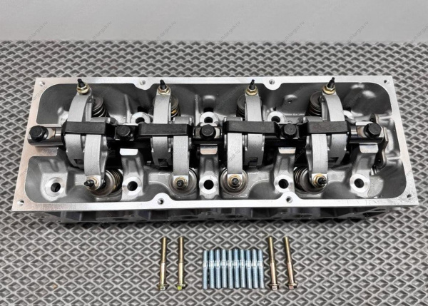 Головка блока цилиндров LADA Largus в СБОРЕ с клапанами, распредвалом 8 кл.двигат K7M/K7J ( АНАЛОГ) ( Рекомедовано для СТО) Китай