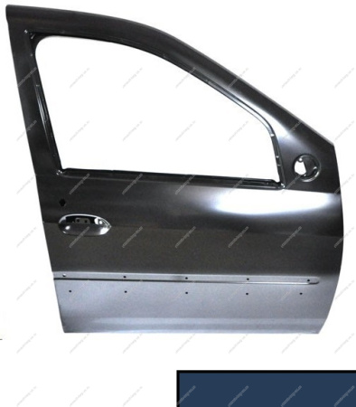 Дверь передняя правая LADA Largus/Лада Ларгус крашеная (с отв. под молдинг) 424 Дипломат (Синий) Gamma