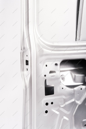 Дверь задка левая (глухая) LADA Largus/Лада Ларгус крашеная 691 Платина (Серебристый) с отв. под стекло очиститель GAMMA