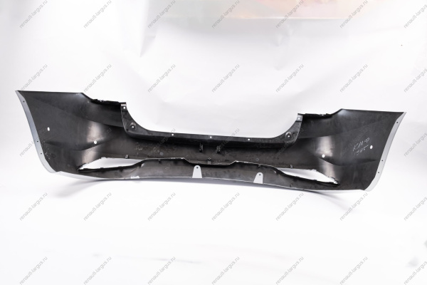 Бампер задний с 6 отверстиями под датчики системы парковки в цвет 221 Ледниковый (белый) LADA Vesta FL Lada