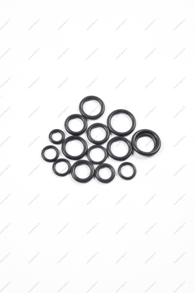 Комплект колец уплотнительных для подключения радиатора кондиц. (универс., 16 шт.) Luzar