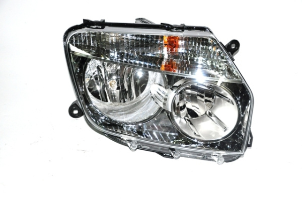 Фара RENAULT Duster правая 4X2 серебро под корректор ALRU. 676512.096 Румыния