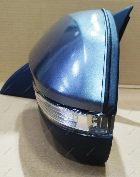 Зеркало LADA Vesta левое в сборе ( электропривод, обогрев, указатель поворота ) Цвет 608 Плутон (серый) Lada