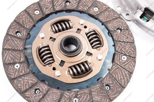 Комплект сцепления Renault Duster, Logan, Sandero I/II 1.6 K4M, Lada Largus 200 мм, 26 шлицов, трос. (в упак.LECAR) Lada