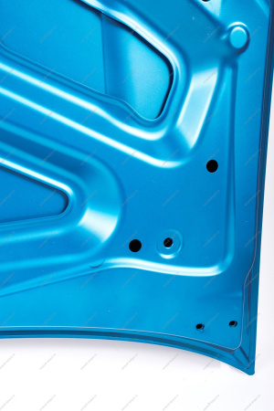 Капот LADA Largus (FL)/Cross (FL) крашеный в цвет 498 Лазурно синий ( Cеребристый темно-синий), герметик только по шву Lada