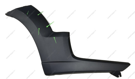 УЦЕНКА Накладка новая LADA Largus Cross (FL) NEW переднего бампера правая (с клипсами и лентой) ( Множество царапин ) покуп46588 Lada