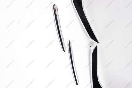 Молдинг переднего бампера к-т 4шт (хром) LADA Vesta FL Россия