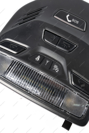 Блок освещения салона LADA Vesta/XRAY 1-го ряда (для а/м с ЭРА ГЛОНАСС) (цвет ЧЕРНЫЙ) Lada