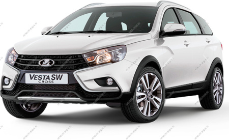 Бампер задний LADA Vesta SW Cross/Cross седан крашеный(без 8450031033 и 8450032362) 221Ледниковый (белый) LADA