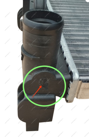 УЦЕНКА Радиатор охлаждения новый LADA Vesta/XRAY/LADA Largus (FL) ( отломано нижнее крепление ) Lada