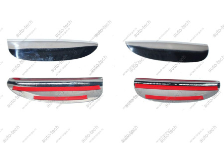 Накладки на ручки ,нержавеющие, К-Т 4 шт. RENAULT Logan/Рено Логан Tork